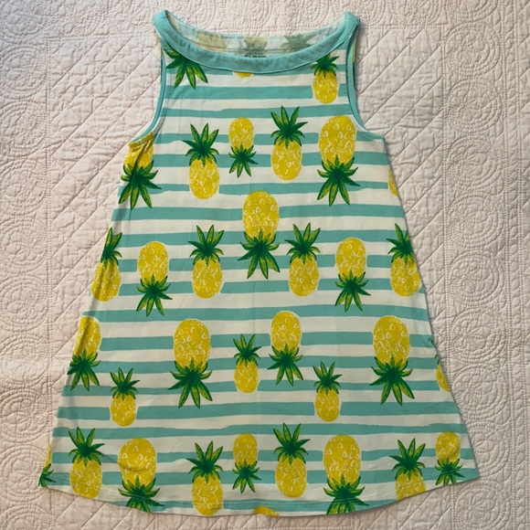 Landsā End Pineapple Stripe Sleeveless Dress
